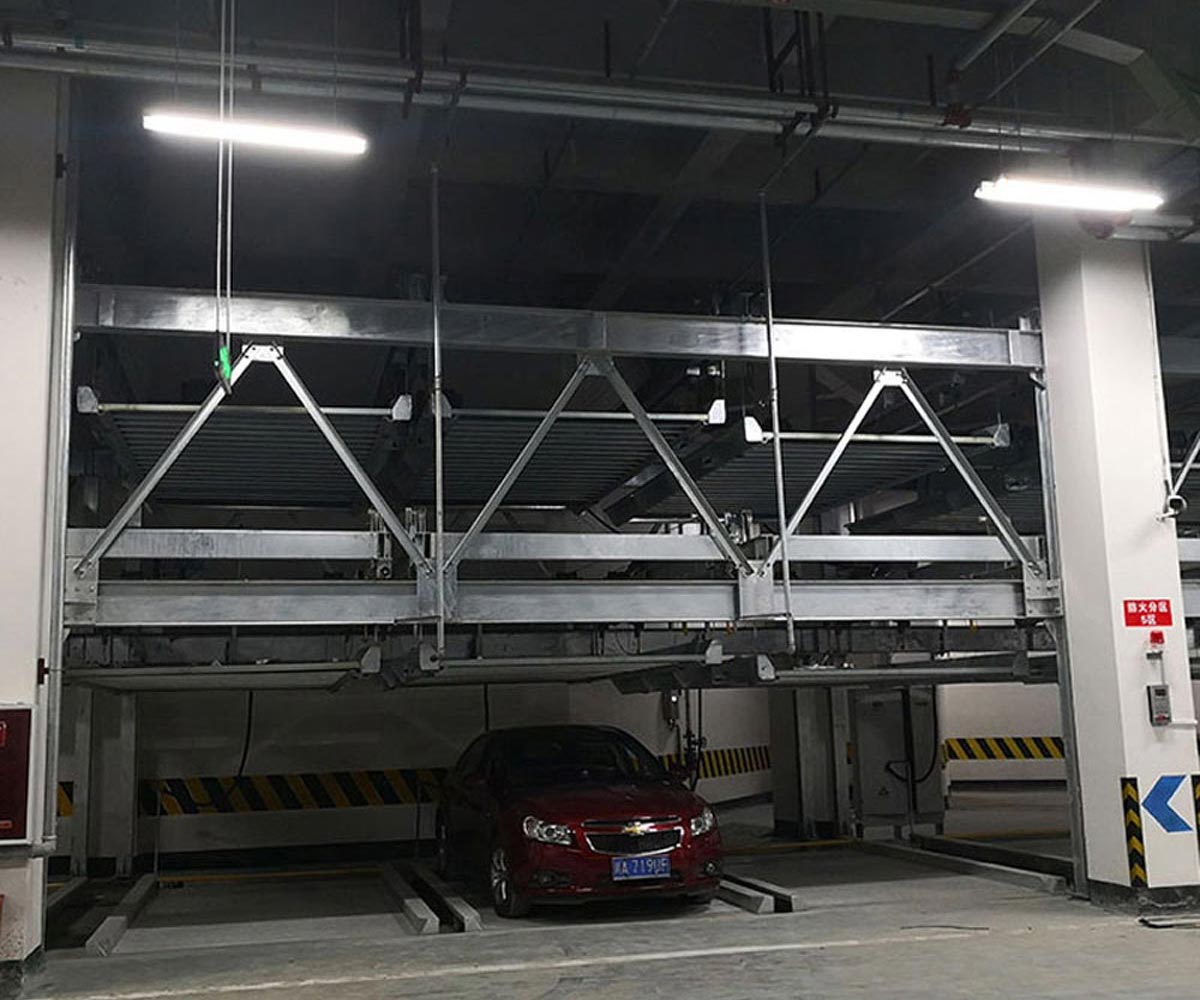 巴南2層升降式機(jī)械立體車庫改造