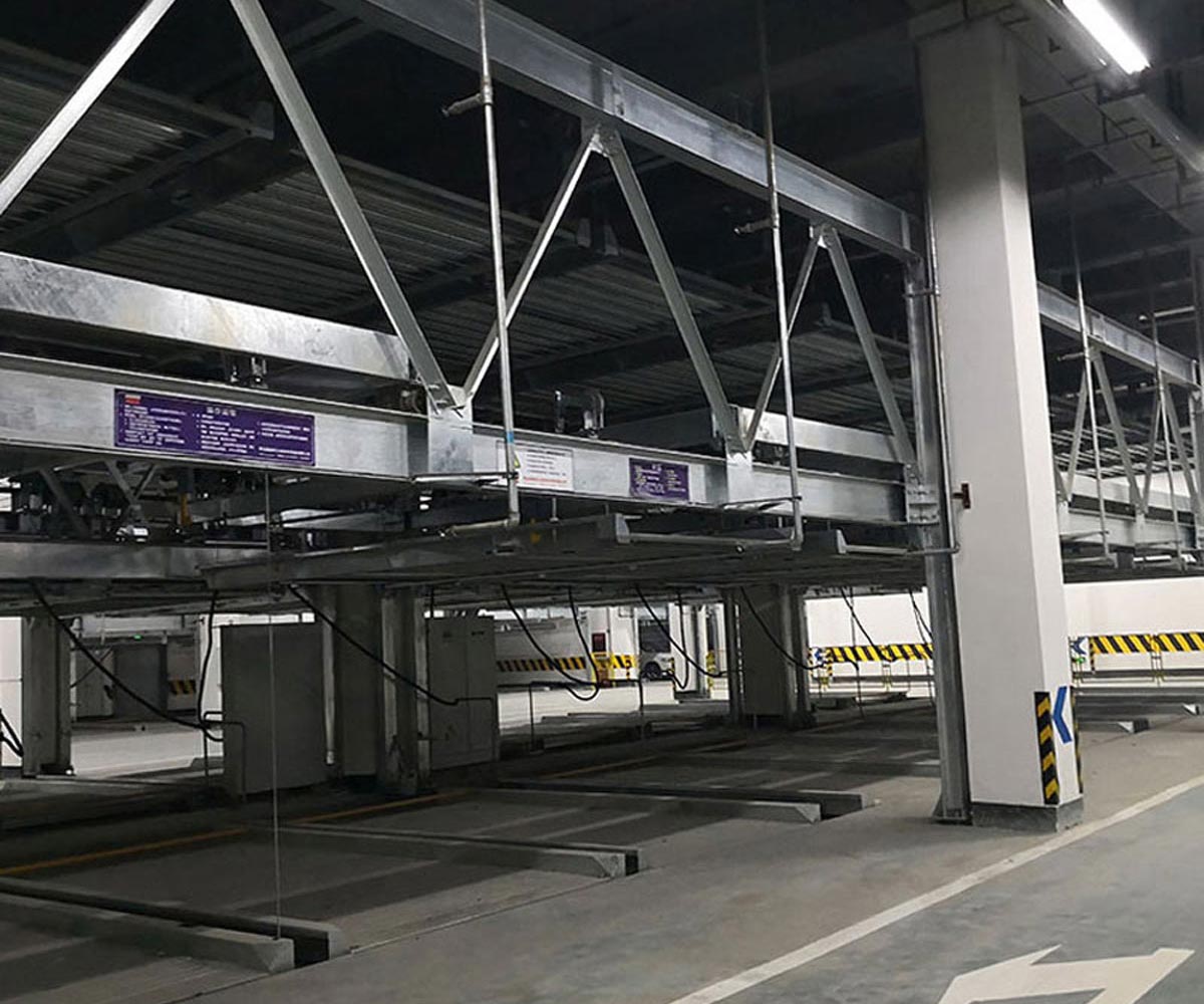 德昌四柱簡易升降機械式立體停車設備廠家