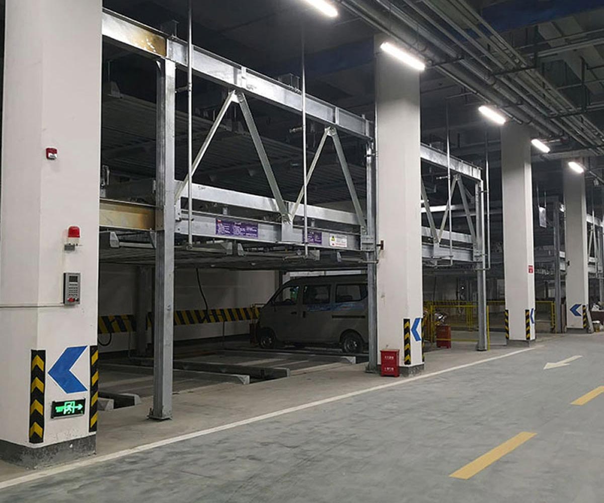 大渡口四柱式機械停車安裝