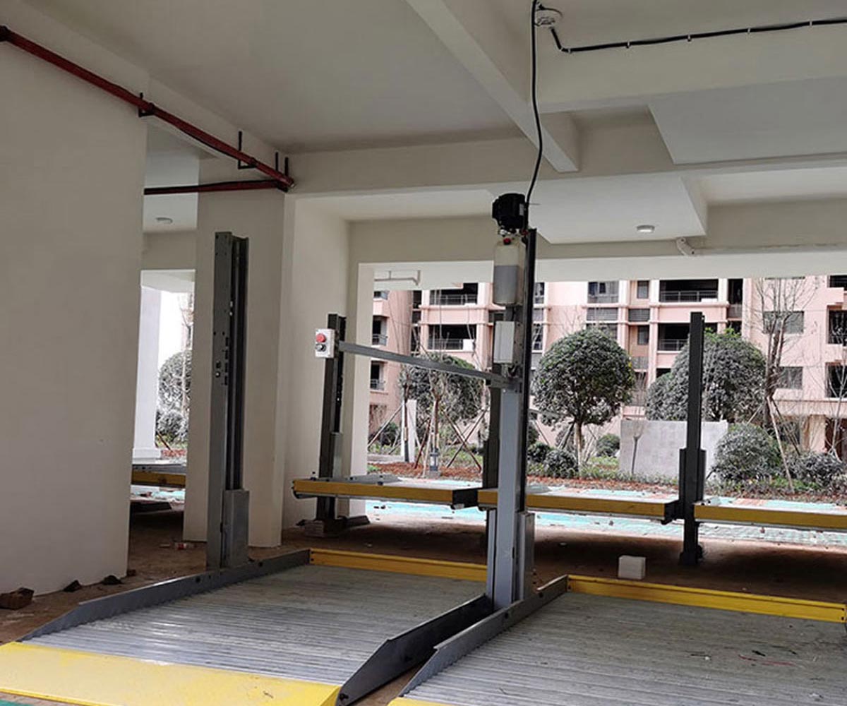隆昌三層升降橫移機械式停車位短租