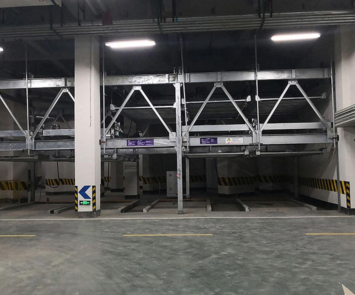 蘆山雙層簡易類機械式立體停車設備回收