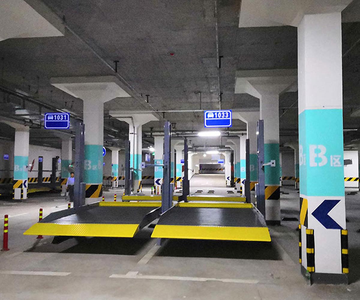 蘆山兩層簡易式機械立體停車設備拆除