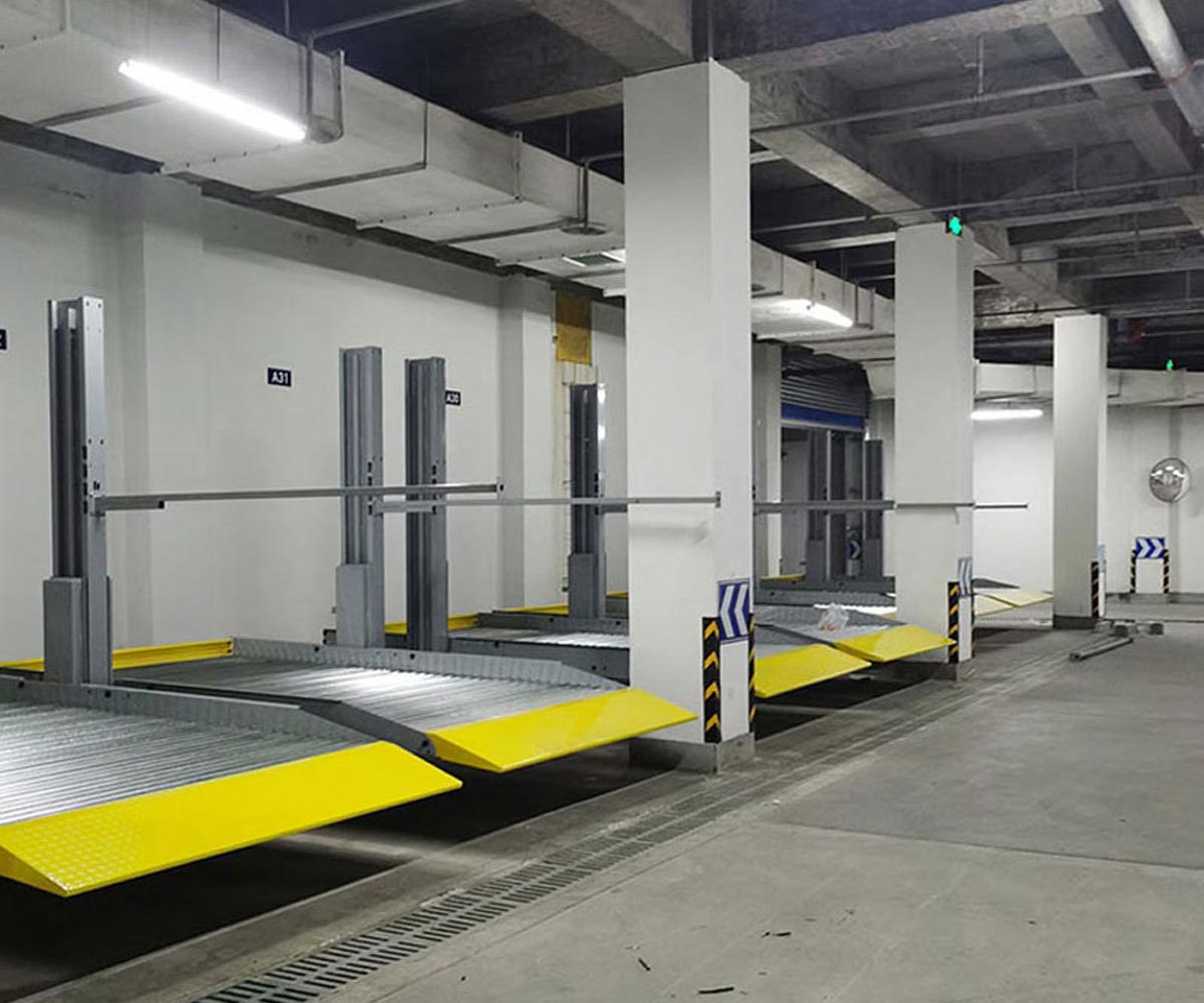 大渡口雙層升降橫移機械立體車庫安裝