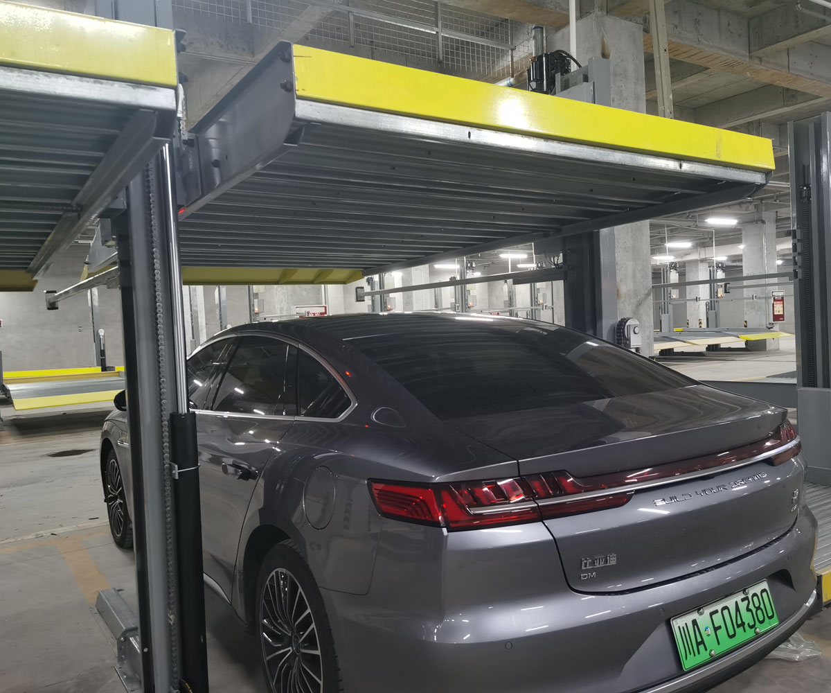 漢源雙柱升降式機械式立體停車設備改造